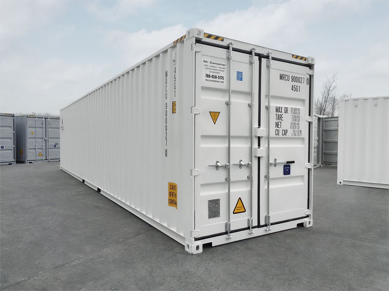 40’HC New (1-trip) Shipping Container - Custom Cubes