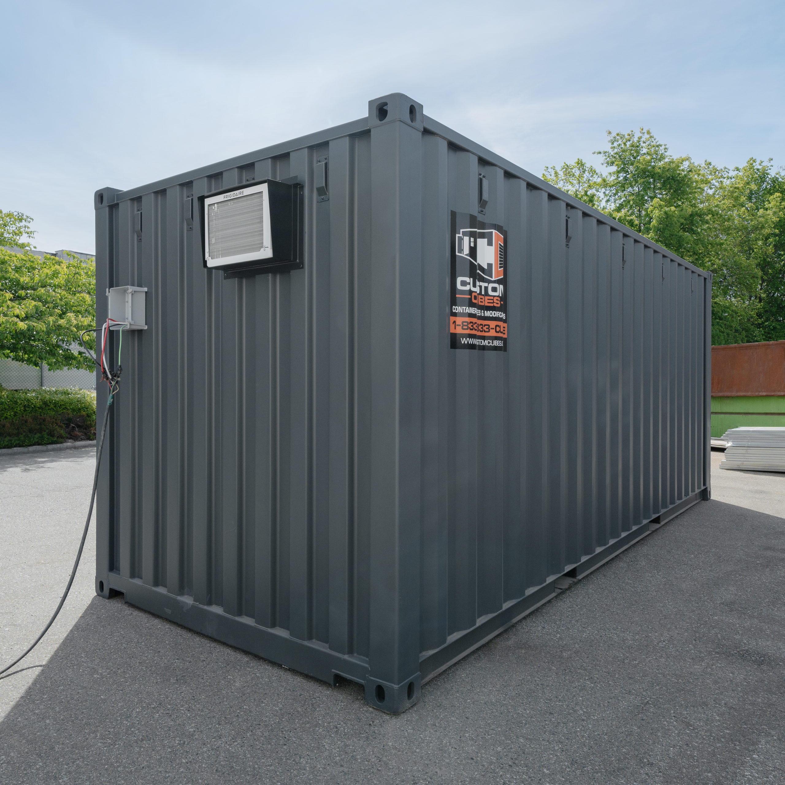 20’ Office CUBE – Wood Finished - Custom Cubes