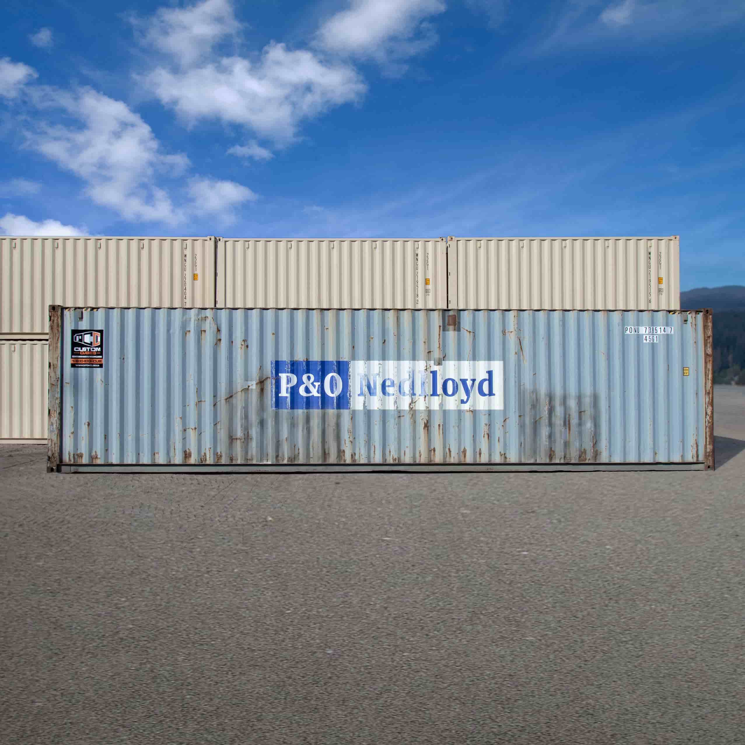 40’HC Used Shipping Container - Custom Cubes