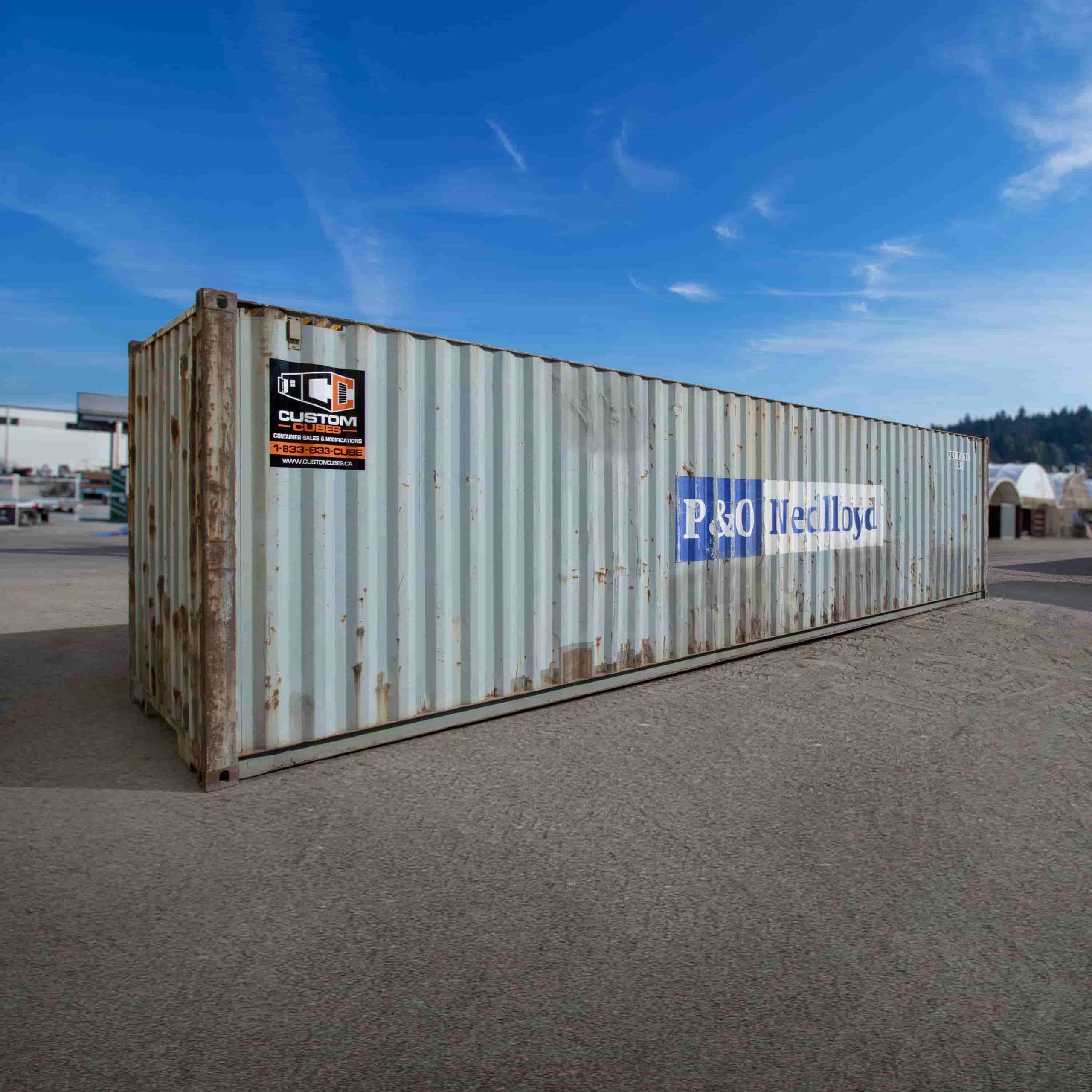 40’HC Used Shipping Container - Custom Cubes