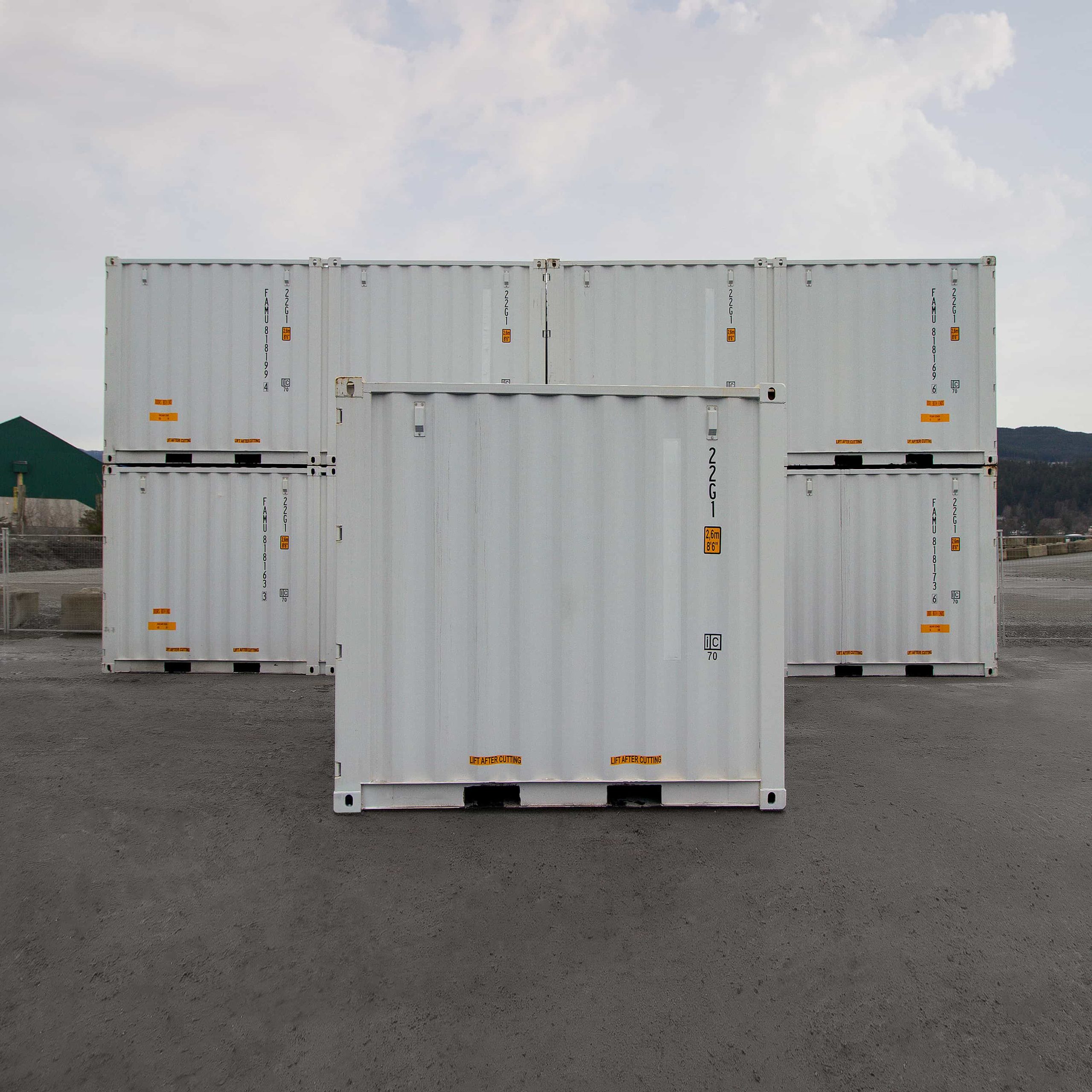 10’STD New (1-trip) Shipping Container - Custom Cubes
