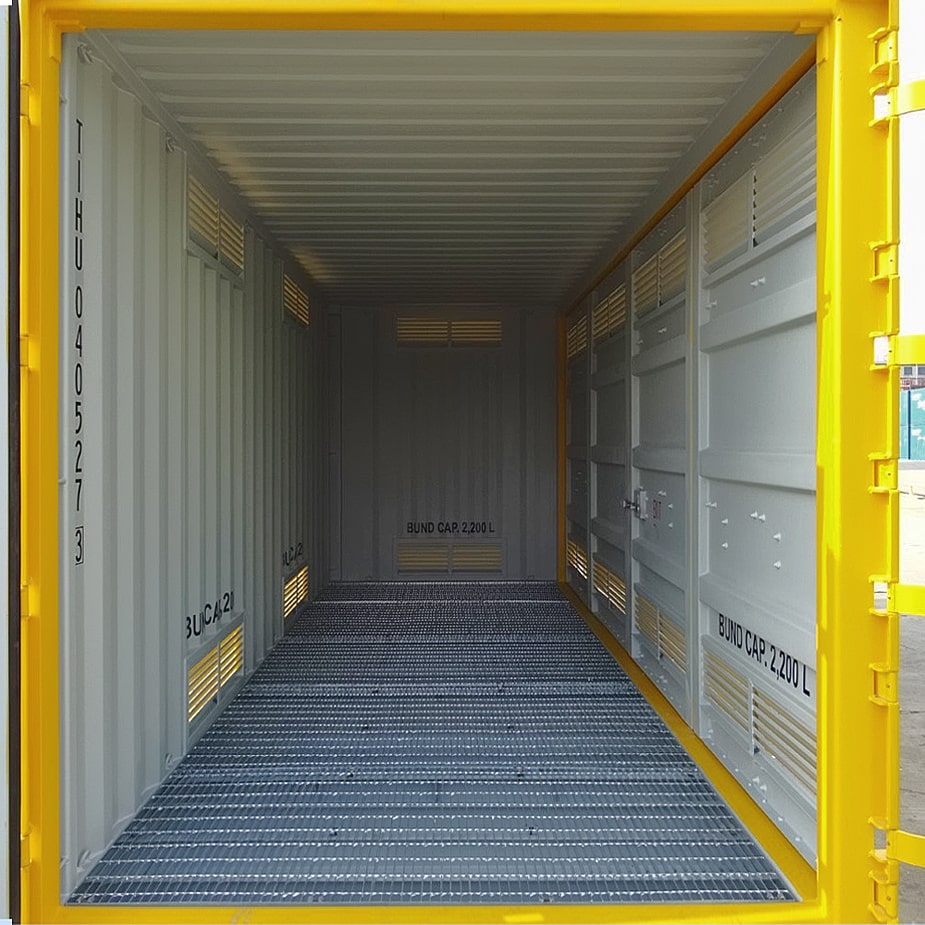 20’HC Openside Dangerous Goods Container - Custom Cubes