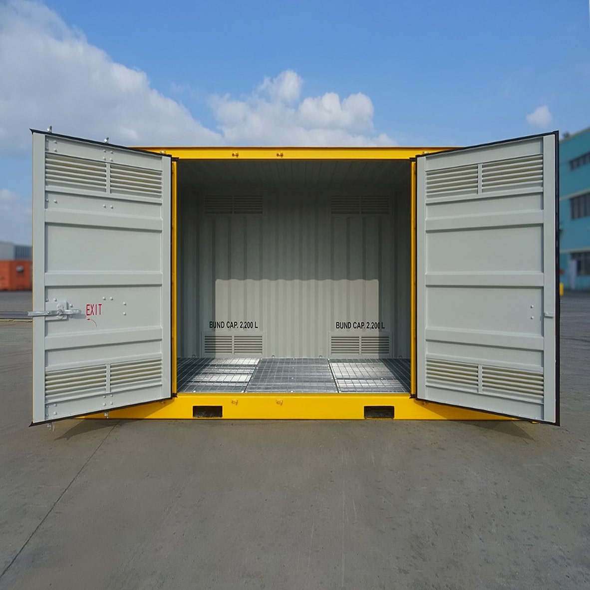 20’HC Openside Dangerous Goods Container - Custom Cubes