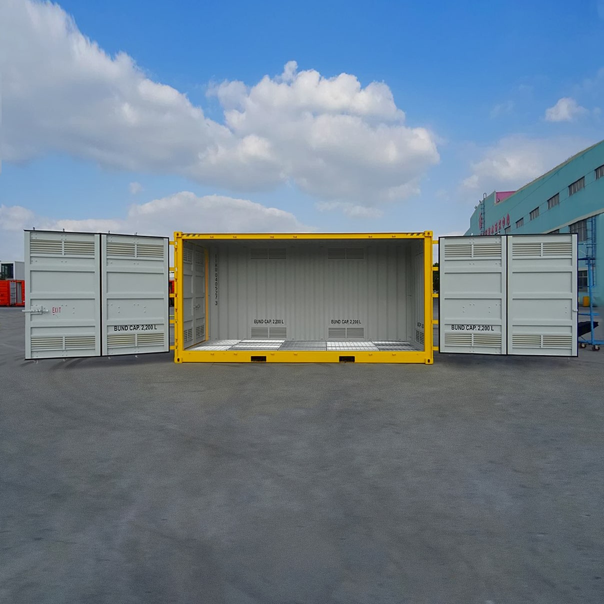 20’HC Openside Dangerous Goods Container - Custom Cubes