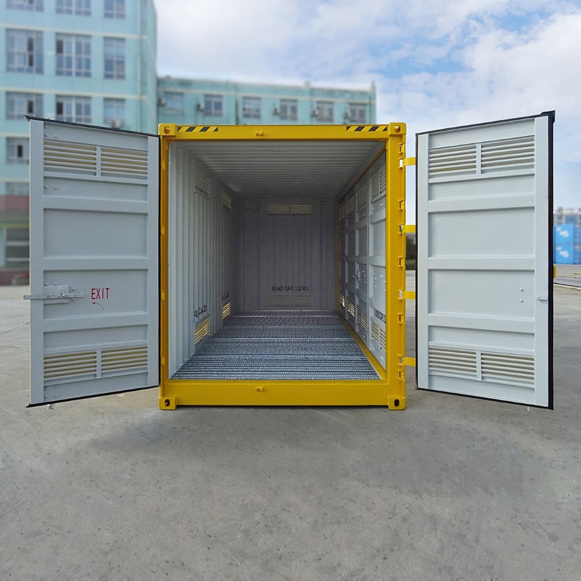 20’HC Openside Dangerous Goods Container - Custom Cubes