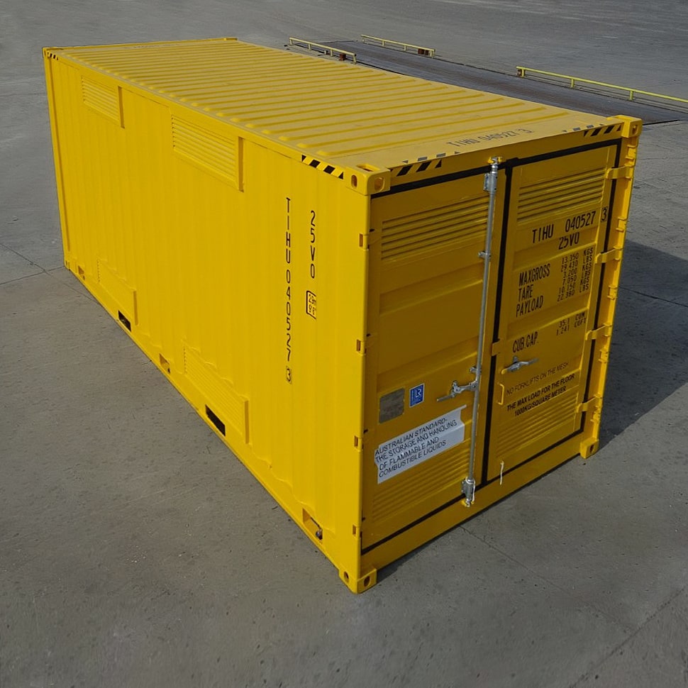 20’HC Openside Dangerous Goods Container - Custom Cubes