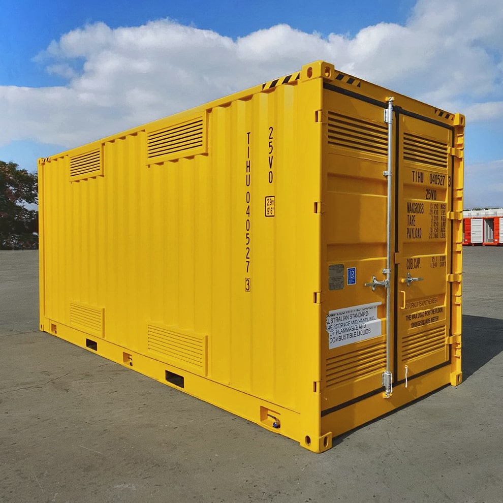20’HC Openside Dangerous Goods Container - Custom Cubes