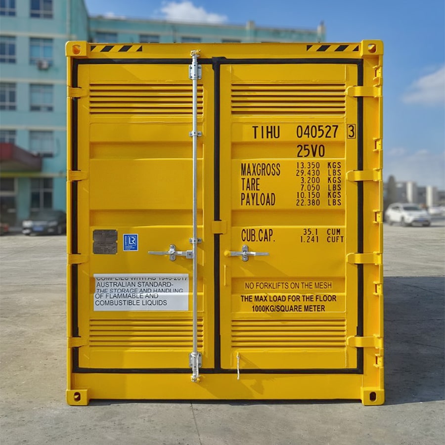 20’HC Openside Dangerous Goods Container - Custom Cubes