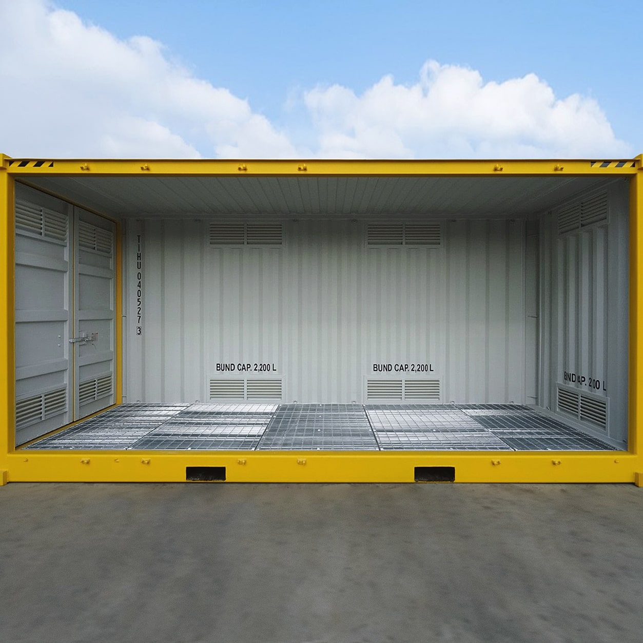 20’HC Openside Dangerous Goods Container - Custom Cubes