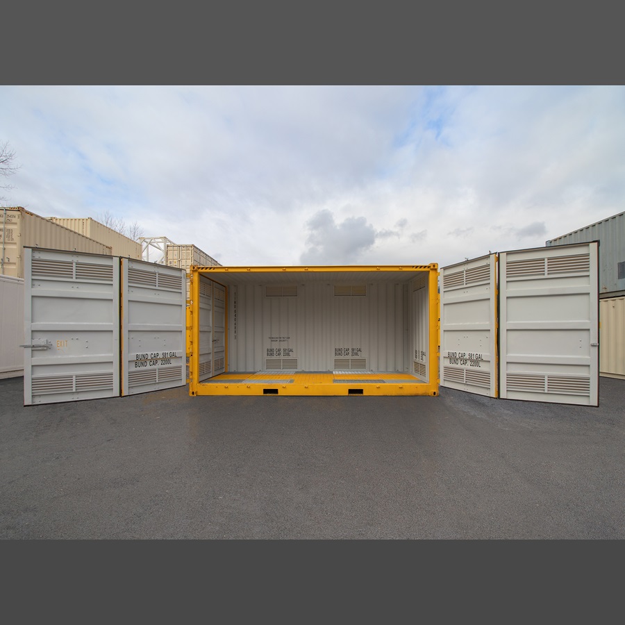 20’HC Openside Dangerous Goods Container - Custom Cubes