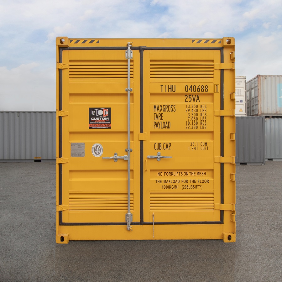 20’HC Openside Dangerous Goods Container - Custom Cubes