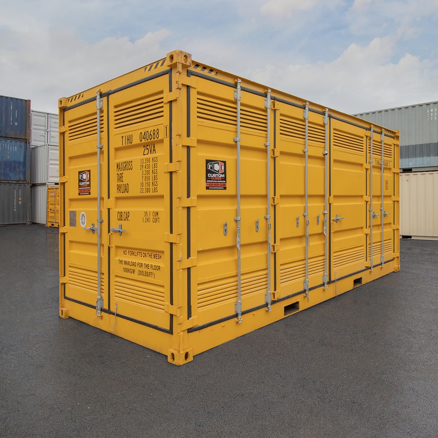 20’HC Openside Dangerous Goods Container - Custom Cubes