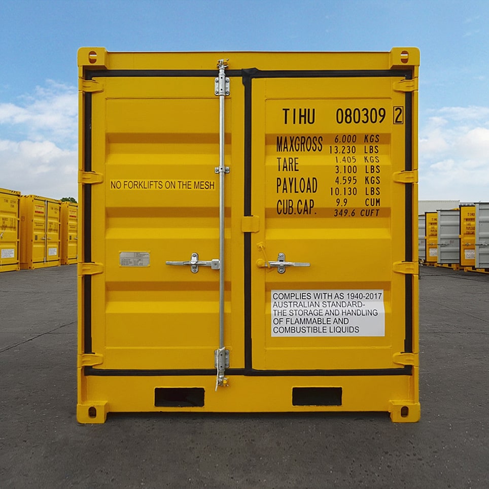 8’HC Dangerous Goods Container - Custom Cubes