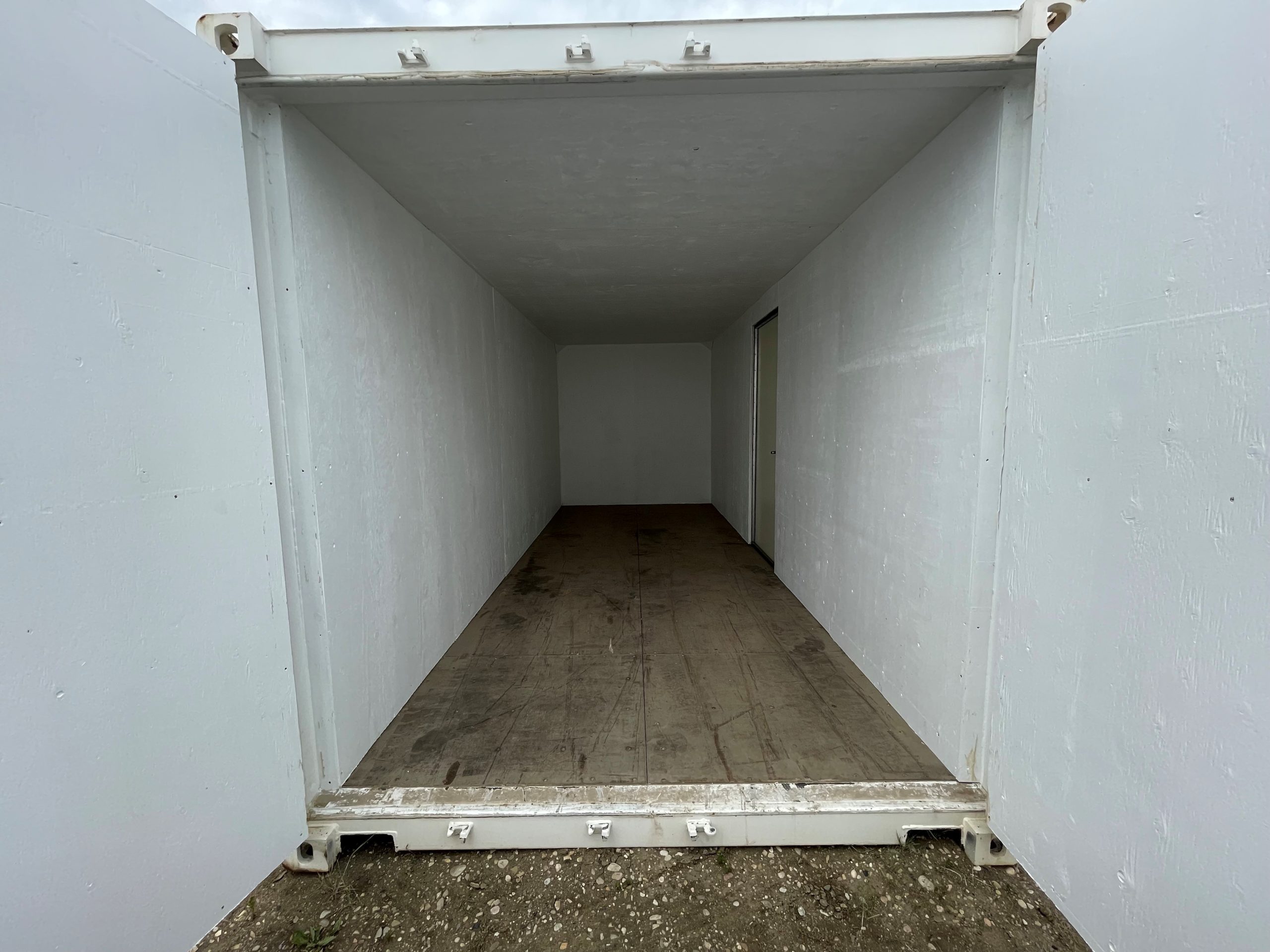 20’ New (1-TRIP) Shipping Container, Personnel Door, Insulated - Custom Cubes