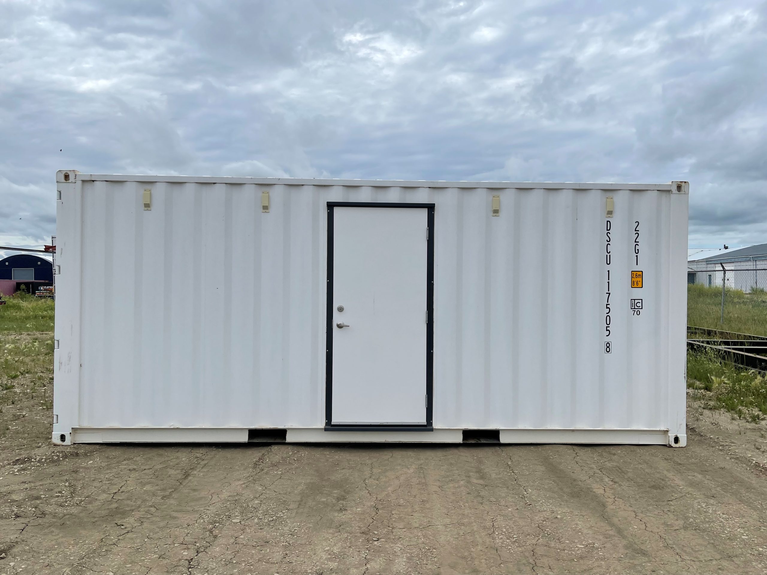 20’ New (1-TRIP) Shipping Container, Personnel Door, Insulated - Custom Cubes