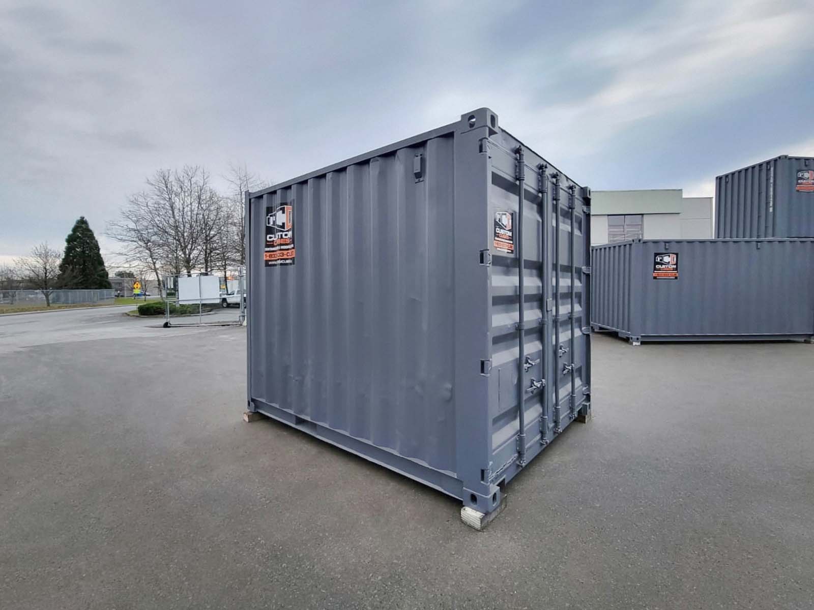 10’ “Cut Down” Used Shipping Container - Custom Cubes