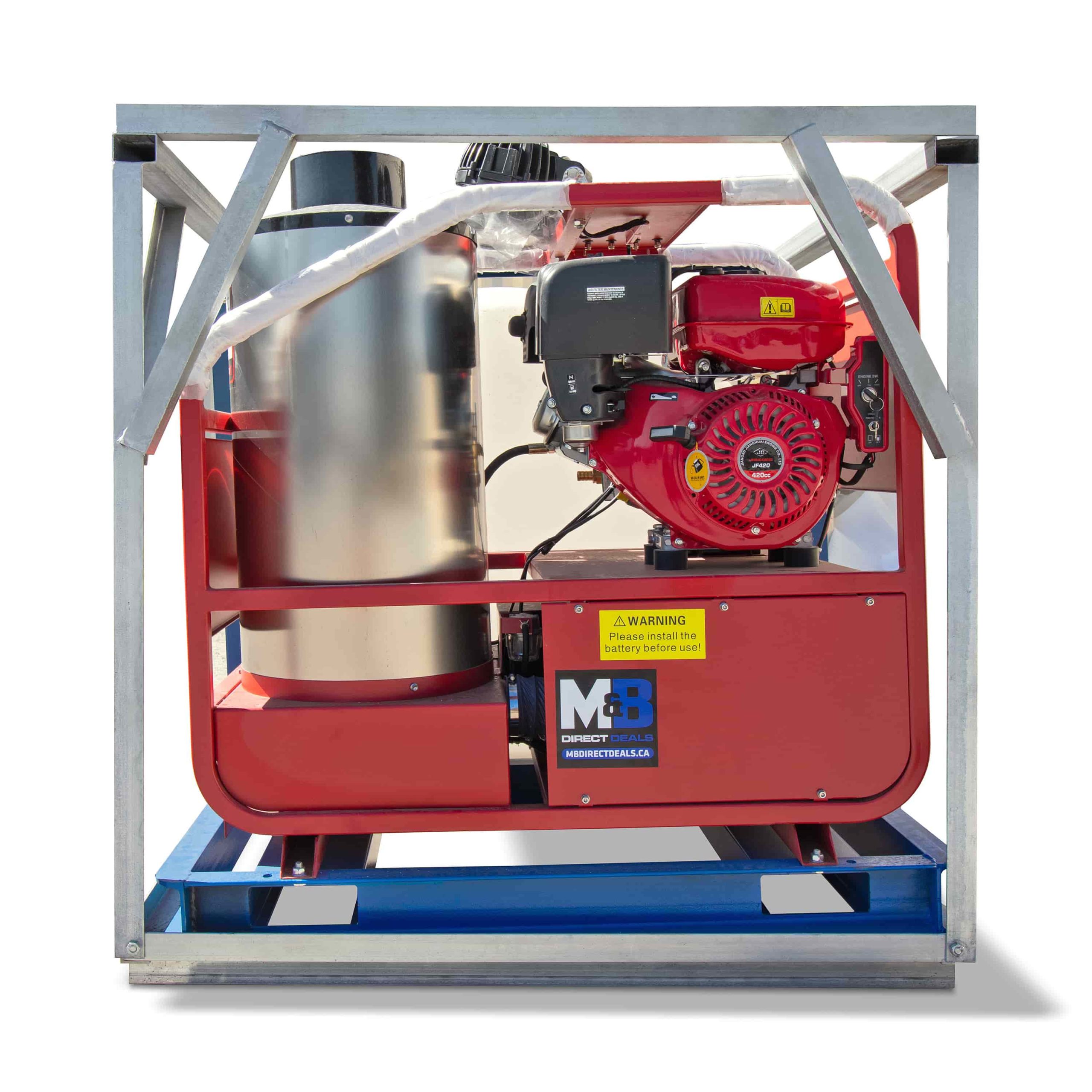 M&B | 4000 PSI SELF CONTAINED HOT WATER PRESSURE WASHER - Custom Cubes