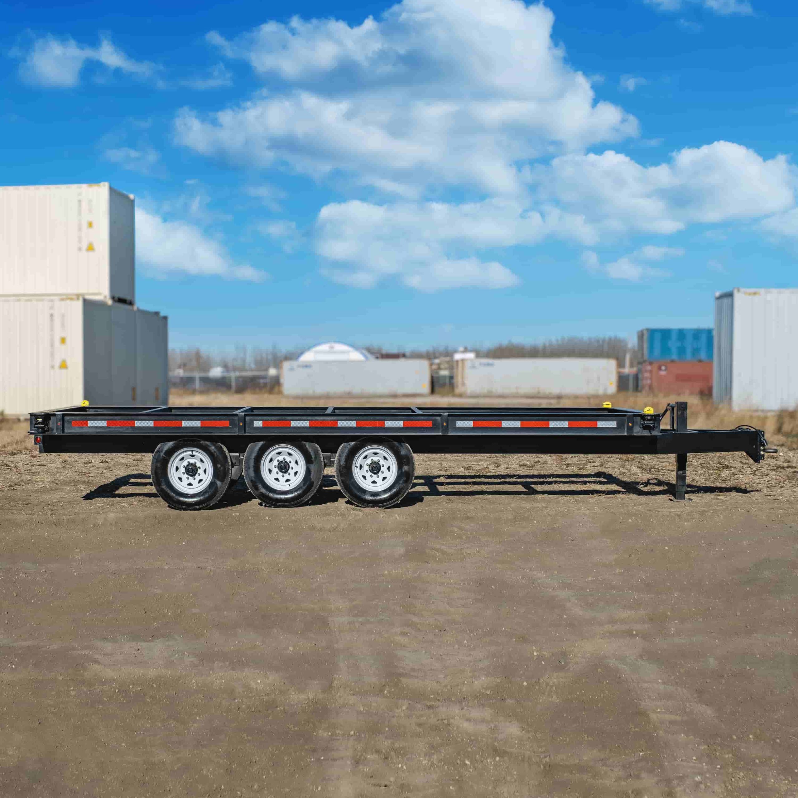 20’ Bumper Pull Container Chassis - Custom Cubes