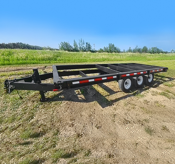 20’ Bumper Pull Container Chassis - Custom Cubes