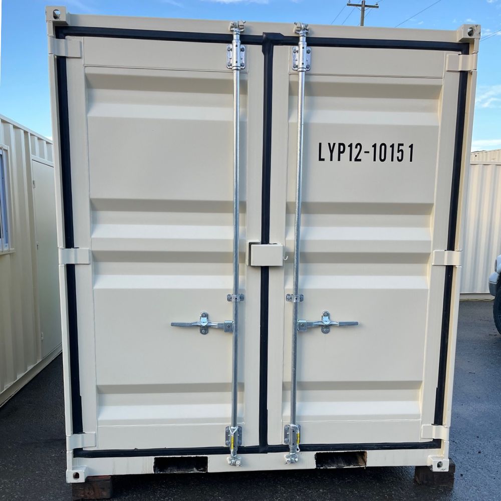 12′ New Shipping Container w/ Door and Window - Custom Cubes