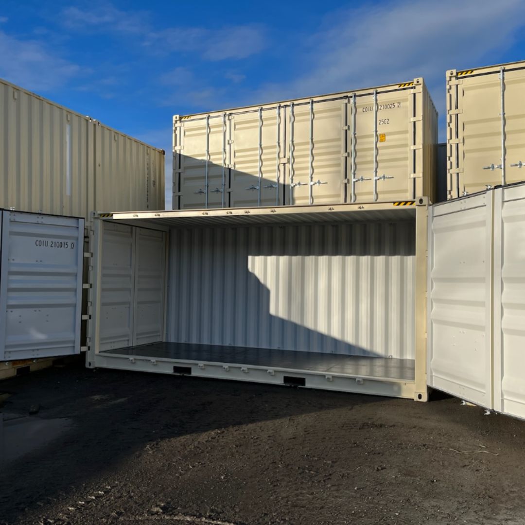 20’HC New “Openside” Shipping Container - Custom Cubes