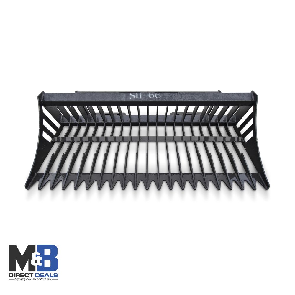 M&B | 66″ Skid Steer Skeleton Bucket - Custom Cubes