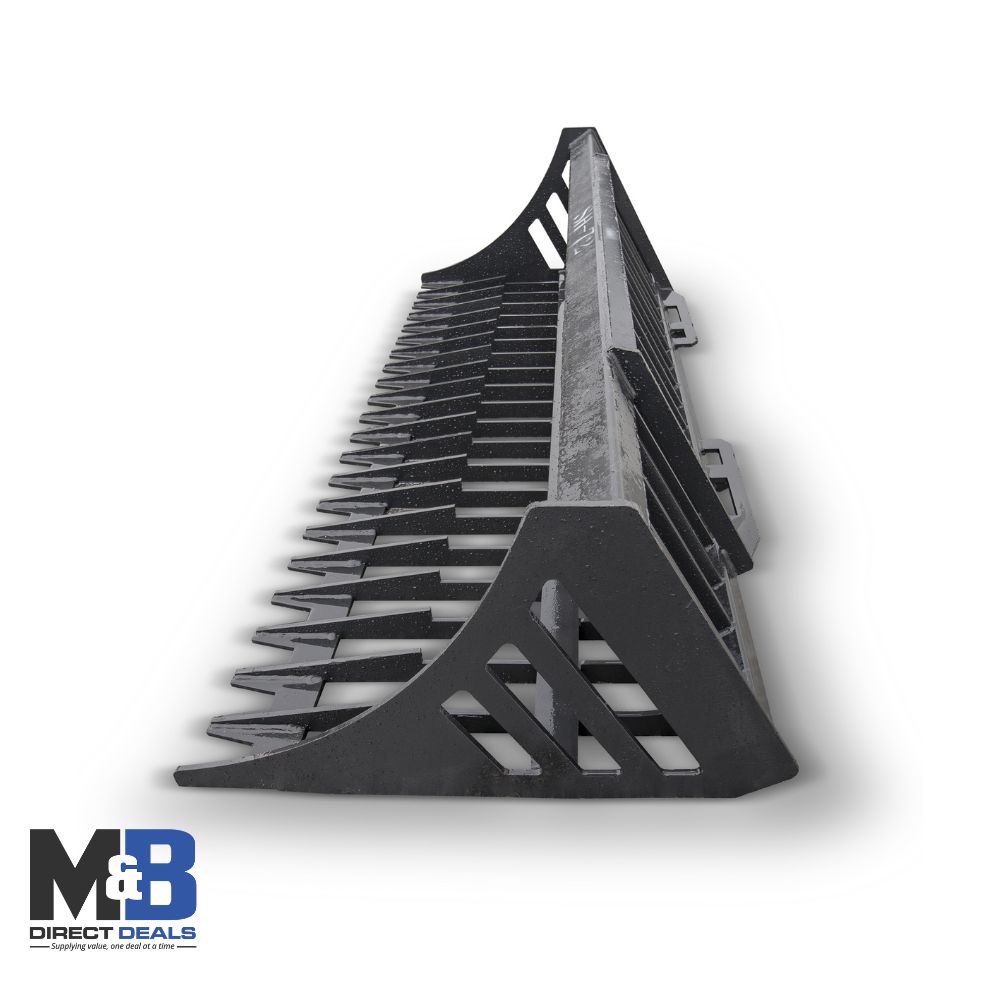 M&B | 72″ Skid Steer Skeleton Bucket - Custom Cubes