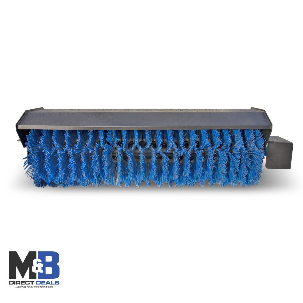 M&B | 72″ Skid Steer Angle Broom - Custom Cubes