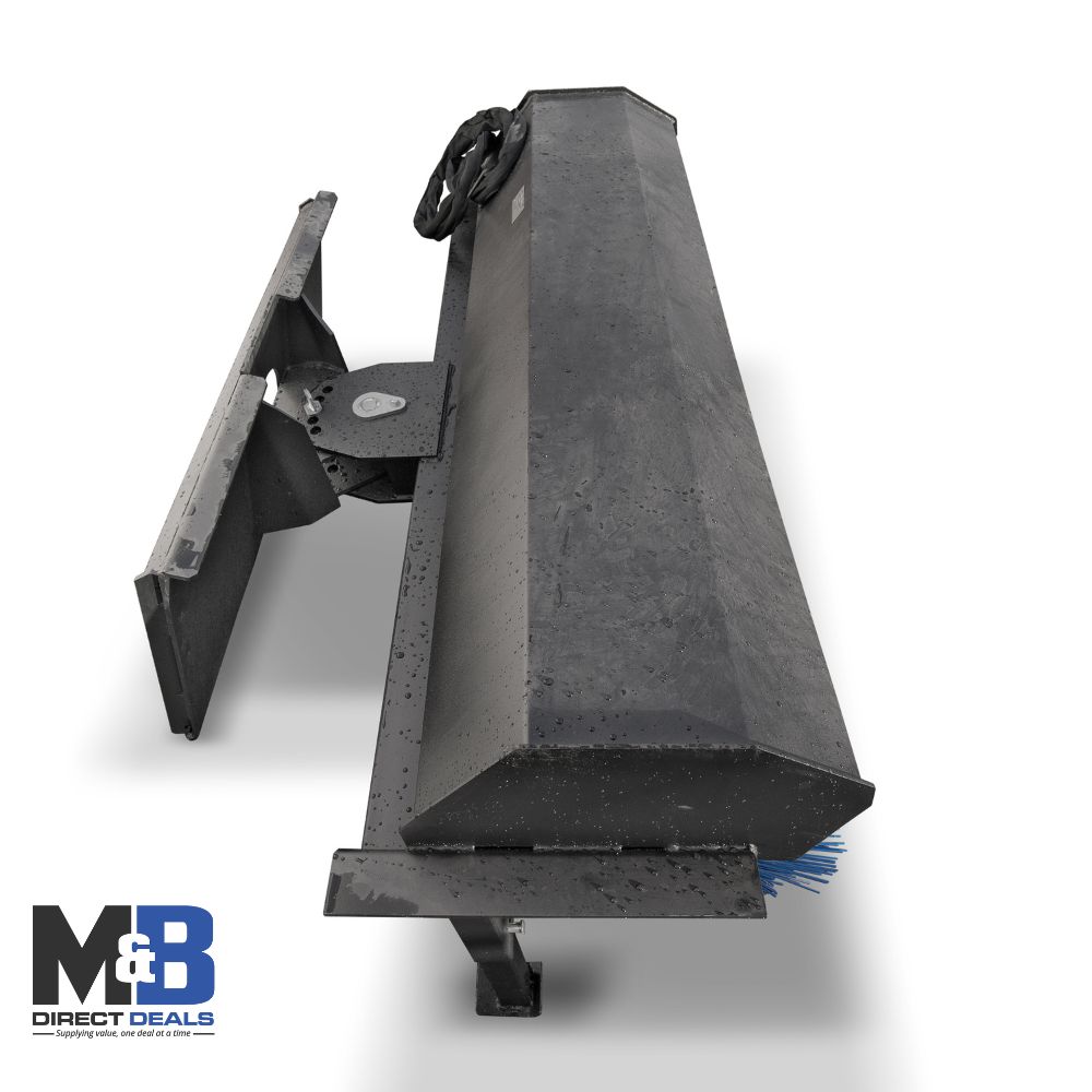 M&B | 72″ Skid Steer Angle Broom - Custom Cubes