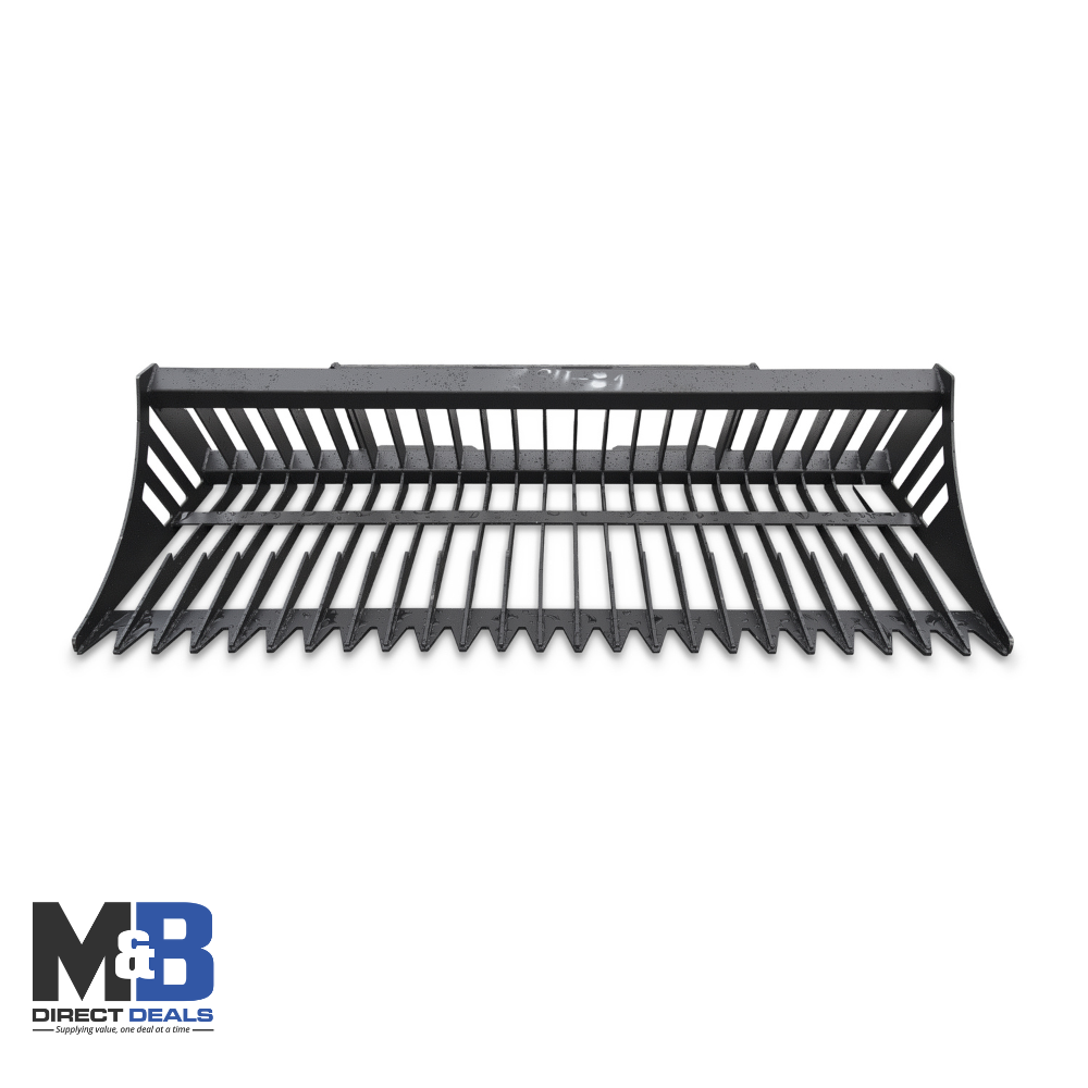 M&B | 84″ Skid Steer Skeleton Bucket - Custom Cubes