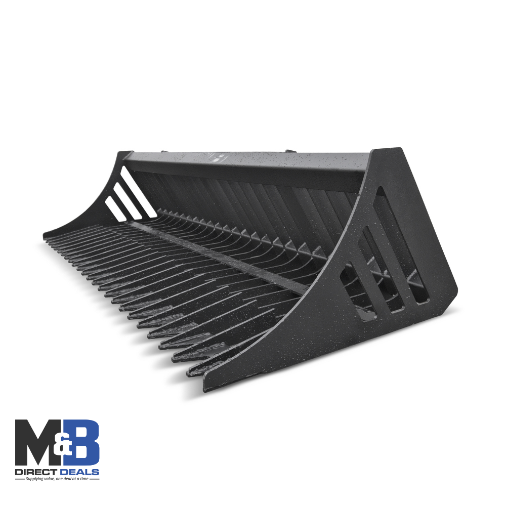 M&B | 84″ Skid Steer Skeleton Bucket - Custom Cubes