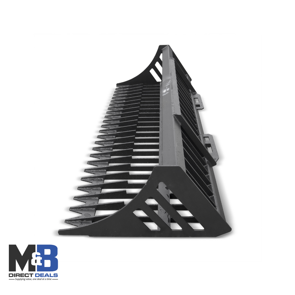 M&B | 84″ Skid Steer Skeleton Bucket - Custom Cubes
