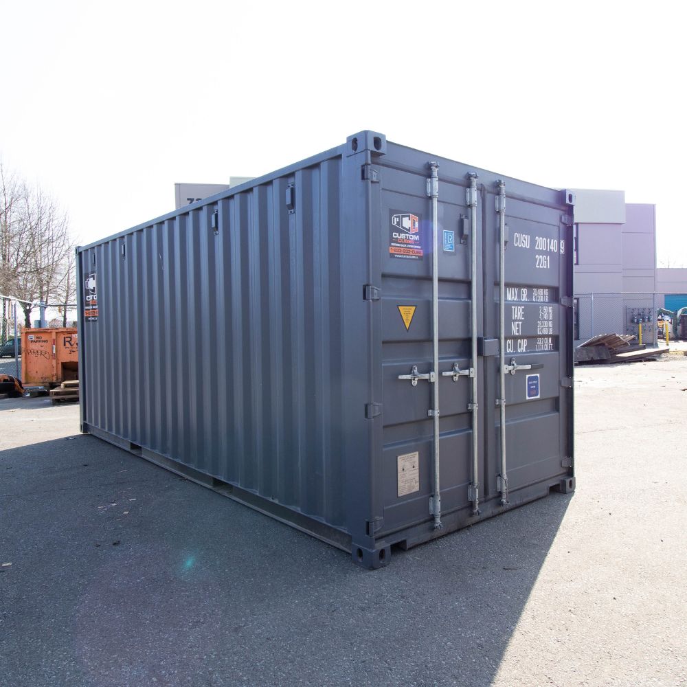20′ Dangerous Goods Container w/ Roll-Up Door - Custom Cubes