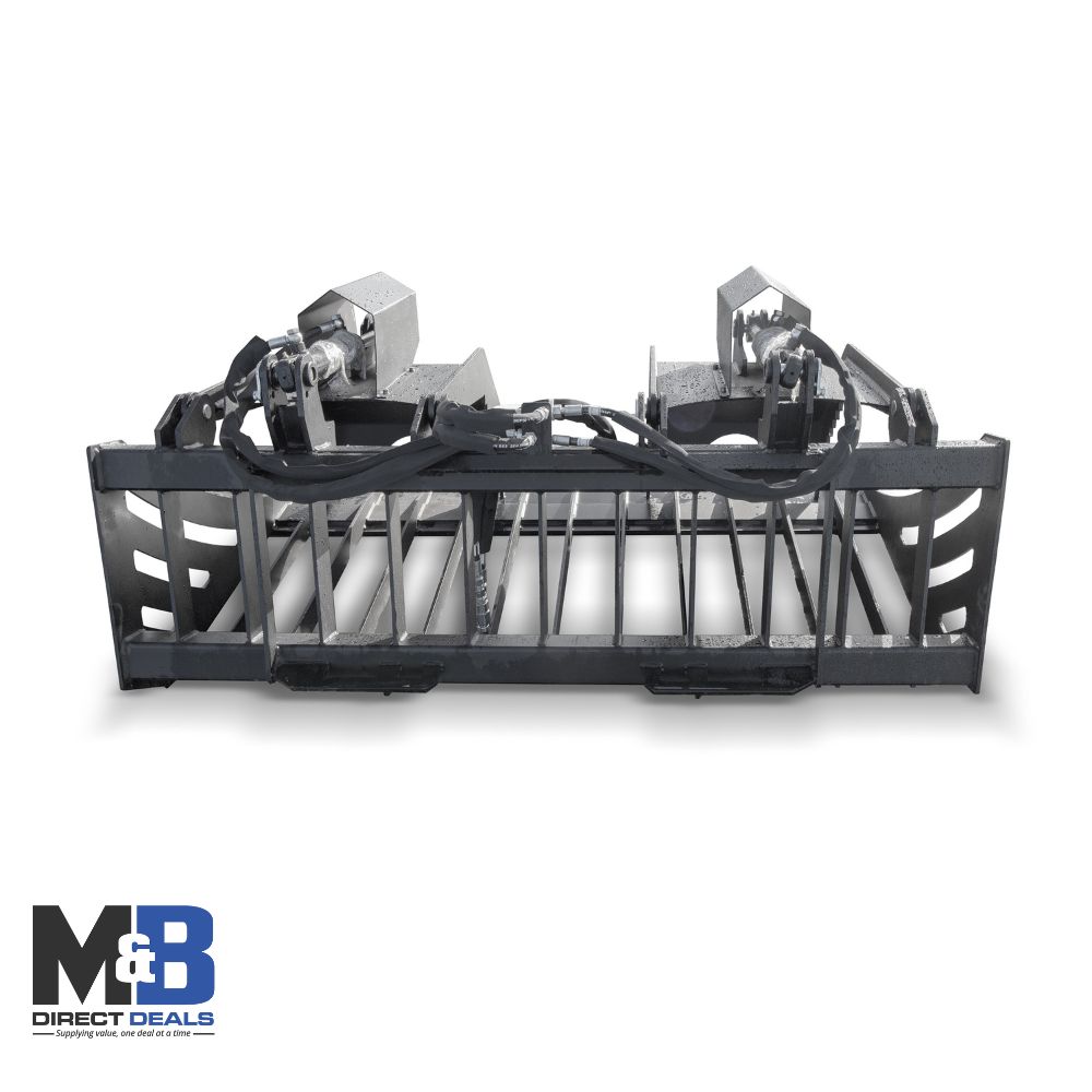 M&B | 72″ Rock Grapple Bucket - Custom Cubes