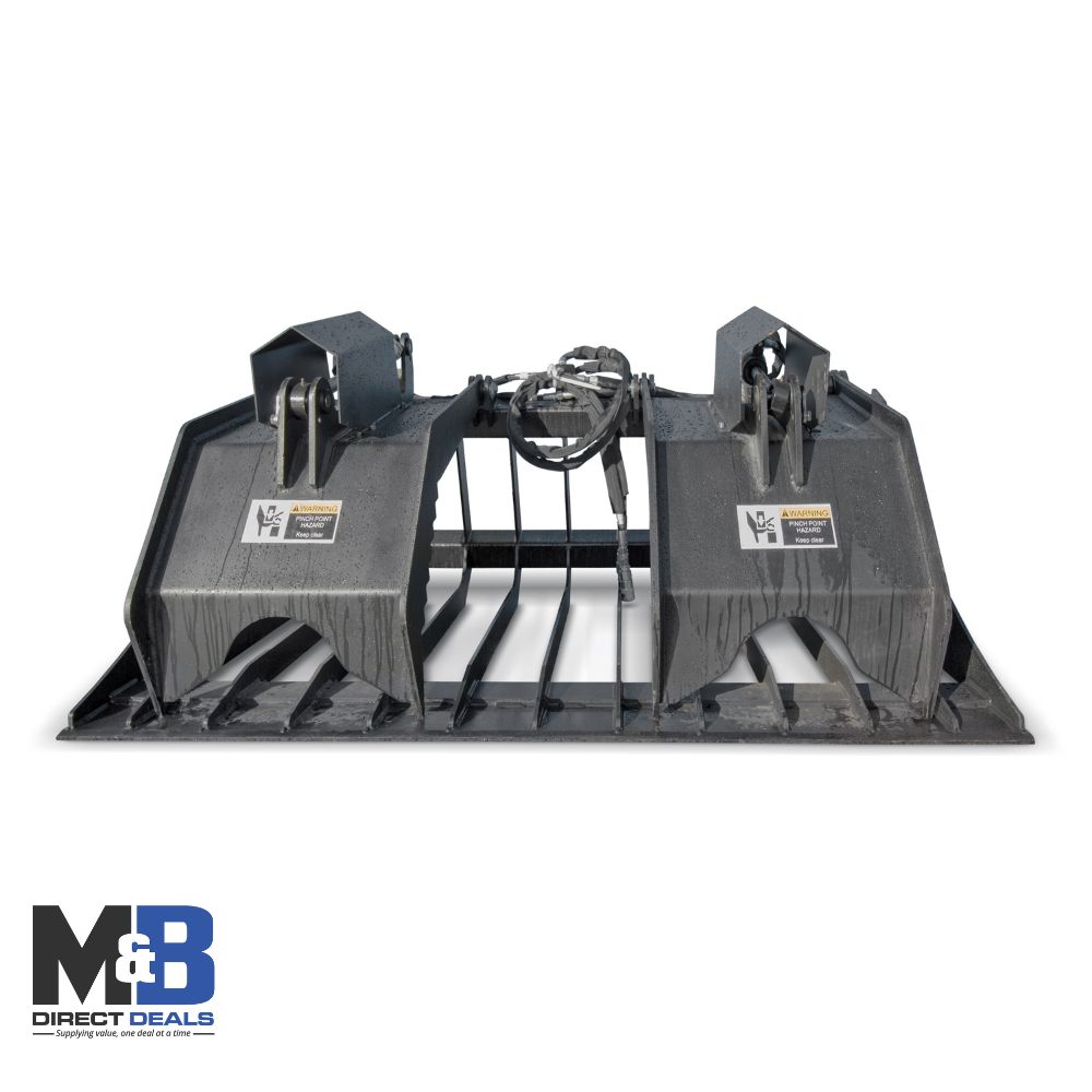 M&B | 72″ Rock Grapple Bucket - Custom Cubes