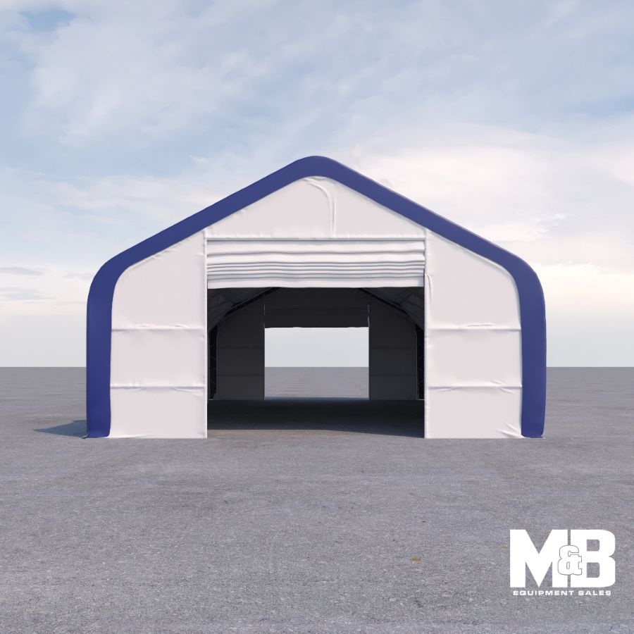 M&B | Dual Truss Storage Shelter: 30′ x 60′ x 20′ - Custom Cubes