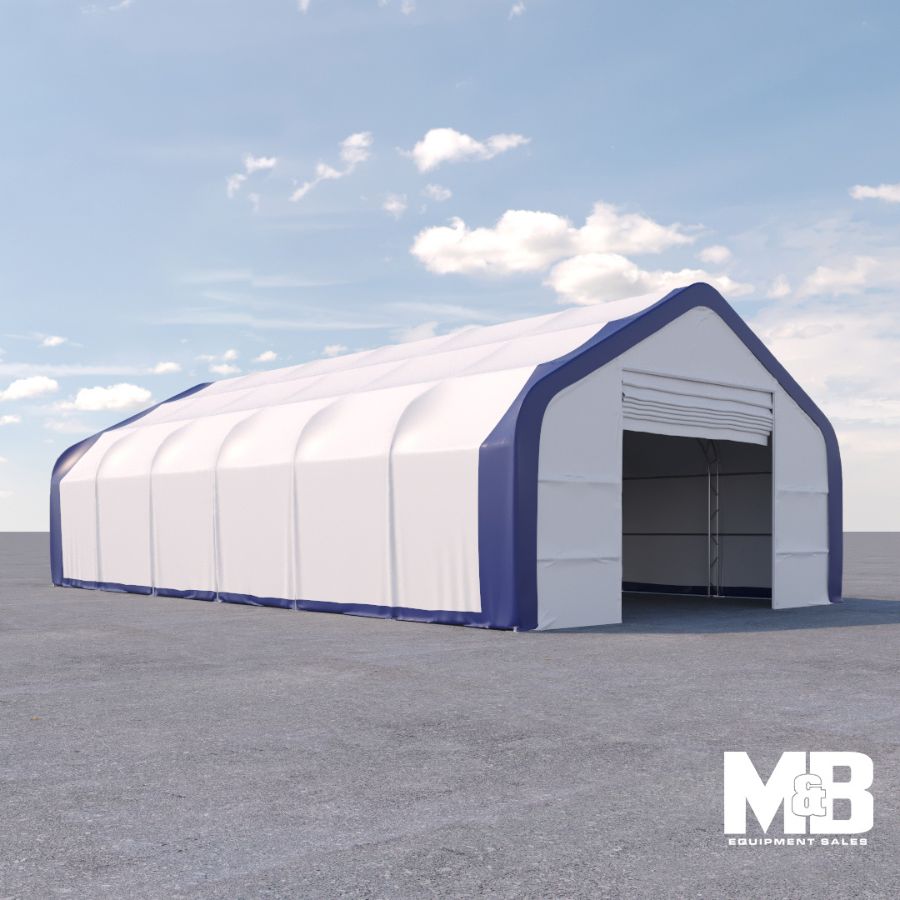 M&B | Dual Truss Storage Shelter: 30′ x 60′ x 20′ - Custom Cubes