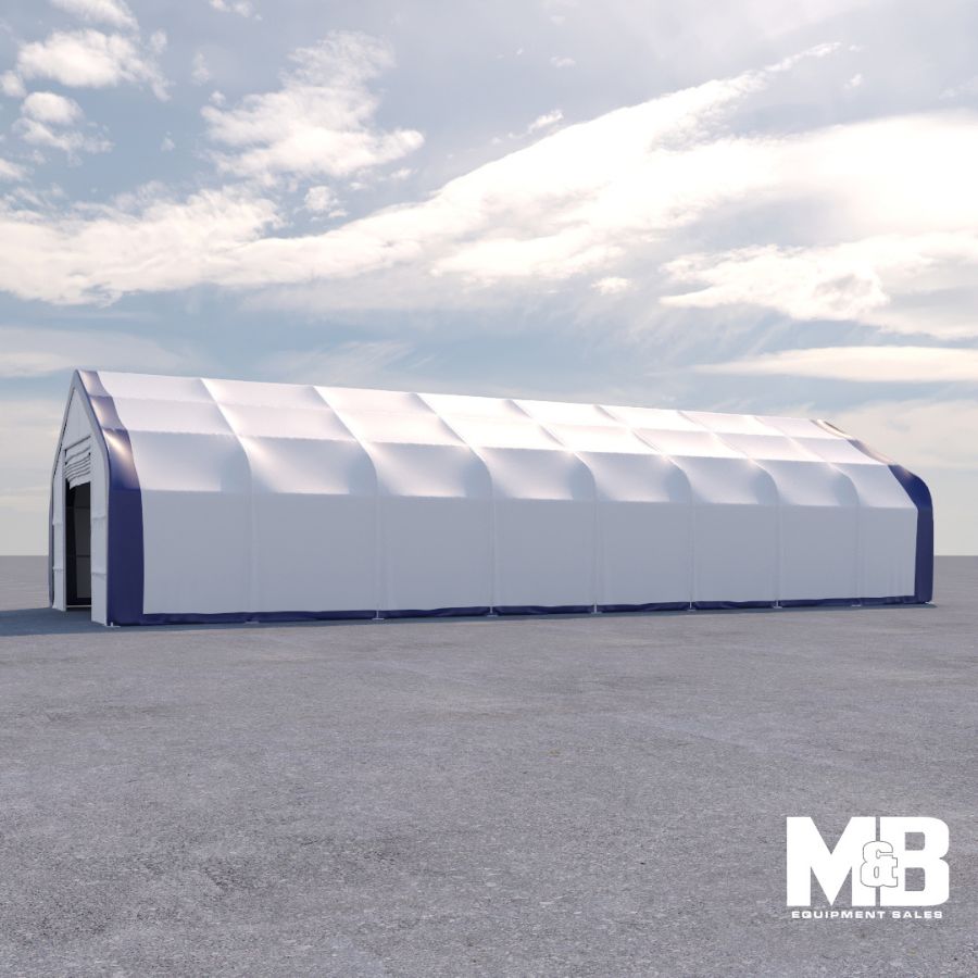 M&B | Dual Truss Storage Shelter: 30′ x 80′ x 20′ - Custom Cubes