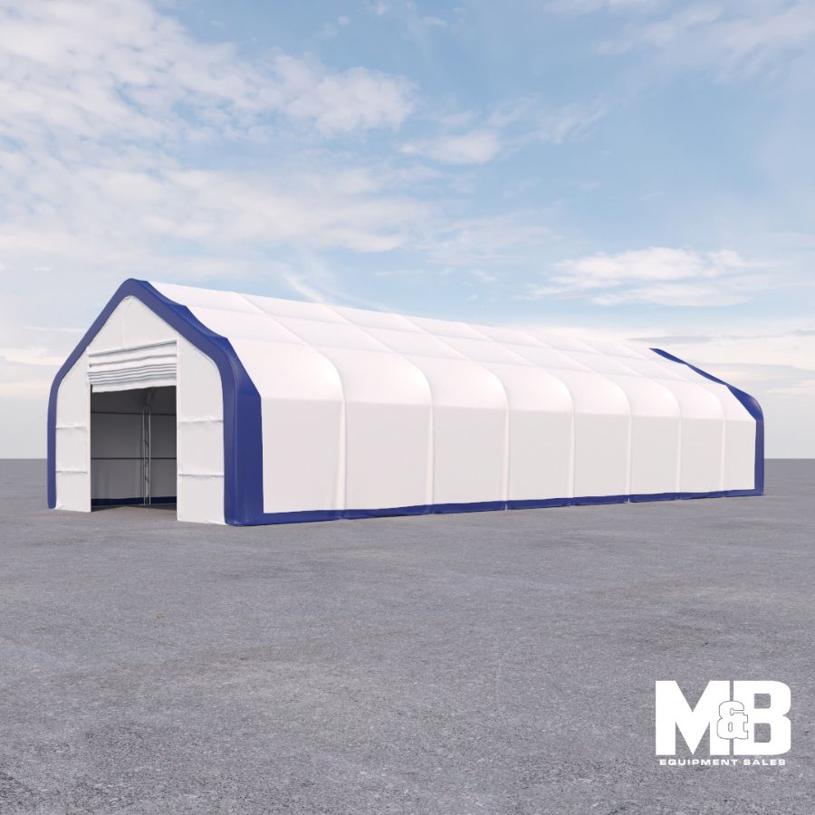 M&B | Dual Truss Storage Shelter: 30′ x 80′ x 20′ - Custom Cubes