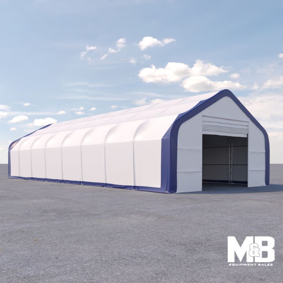 M&B | Dual Truss Storage Shelter: 30′ x 80′ x 20′ - Custom Cubes