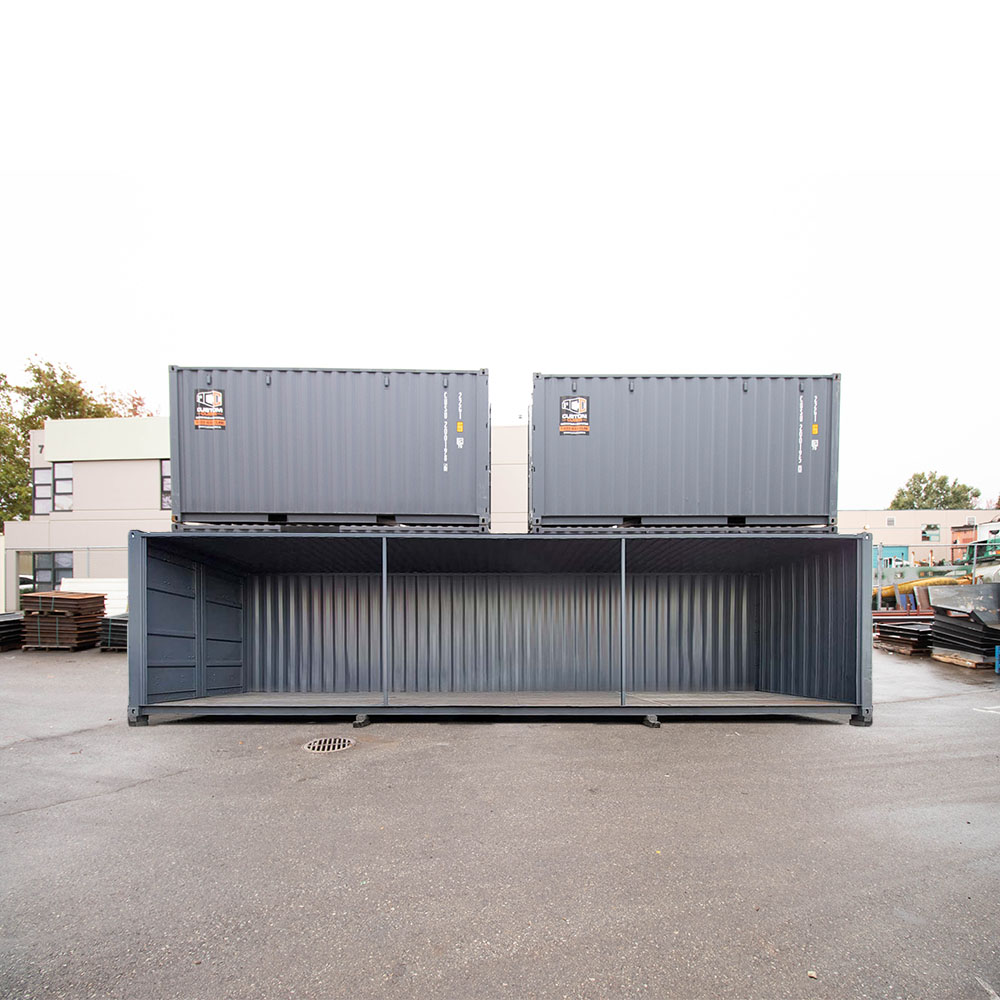 40’HC Used “Open Face” Shipping Container - Custom Cubes