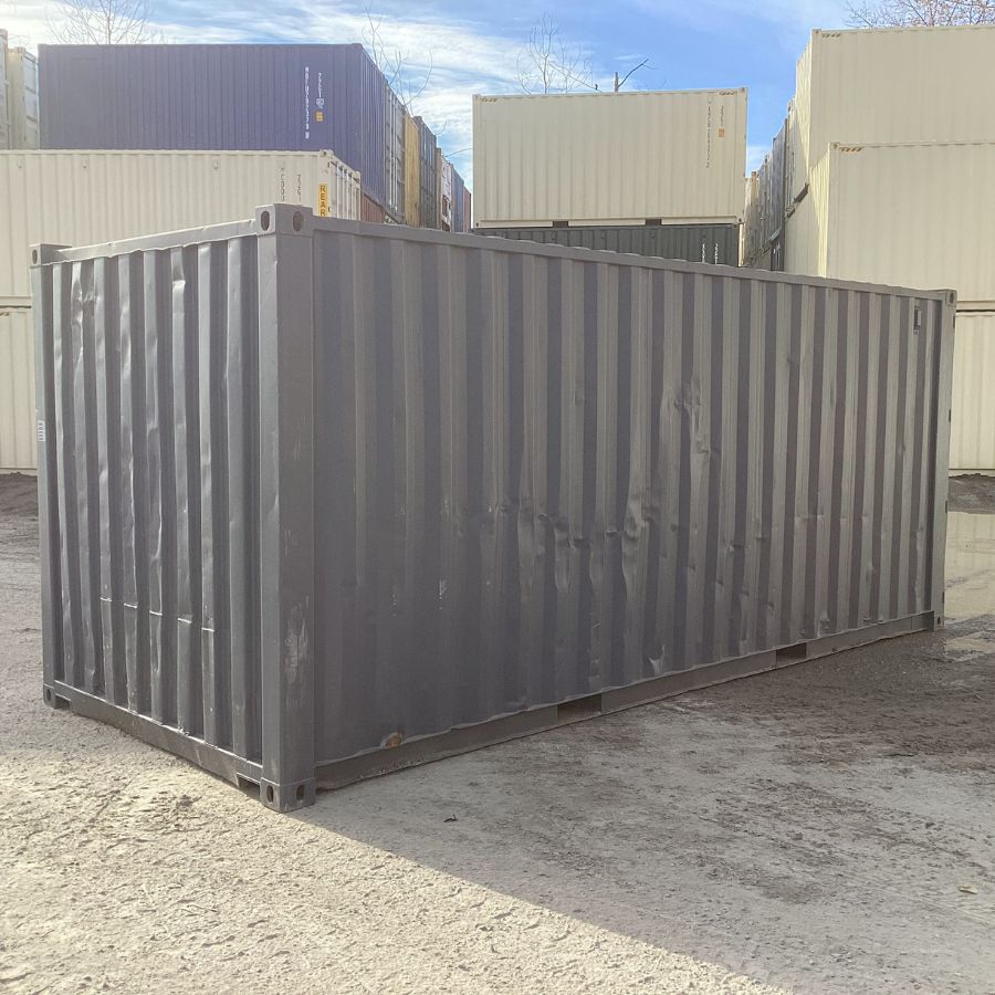 20′ Used “Open-Face” Shipping Container - Custom Cubes