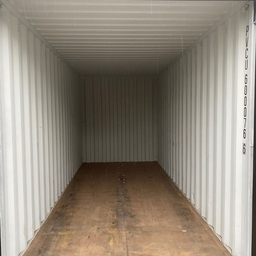 20’HC New (1-Trip) Shipping Container – Painted Black - Custom Cubes