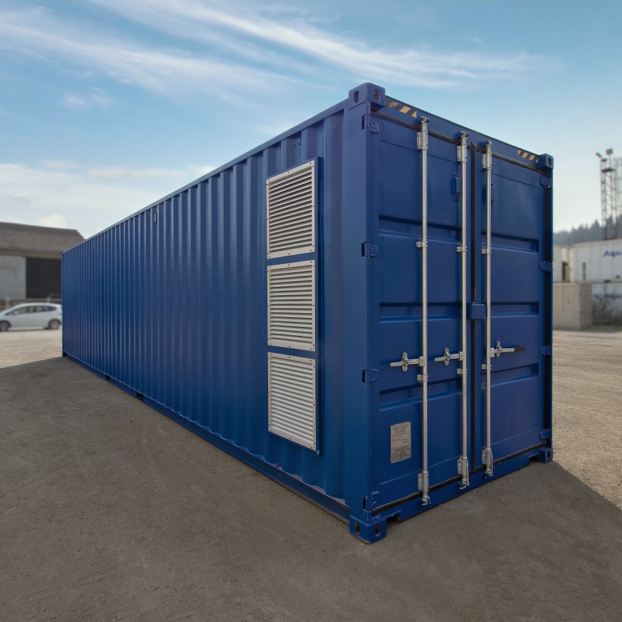 40’ Custom Equipment Housing Unit - Custom Cubes