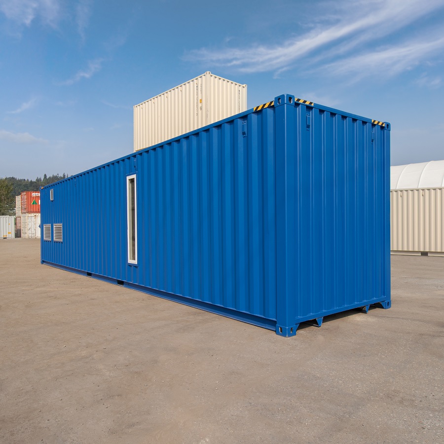 40’ Custom Equipment Housing Unit - Custom Cubes