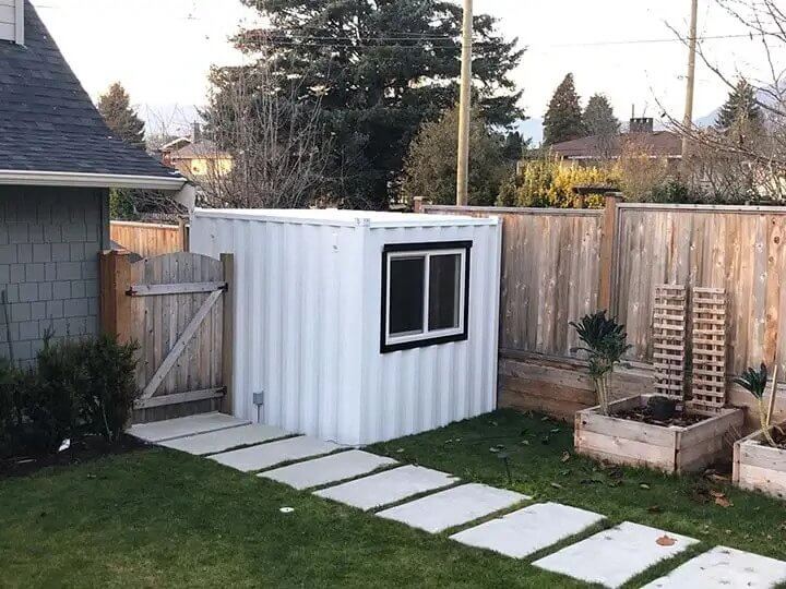 Laneway Motorcycle Garage - Custom Cubes