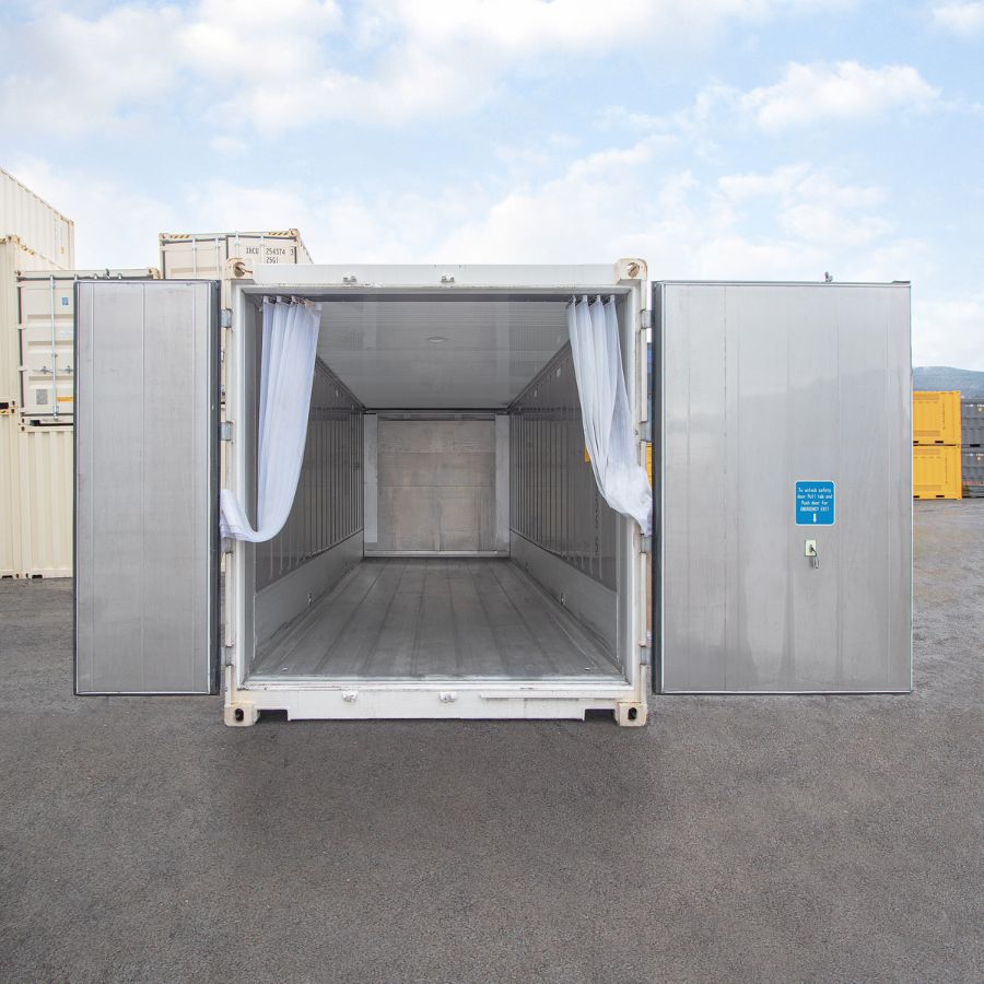 20′ New Working Reefer Shipping Container - Custom Cubes