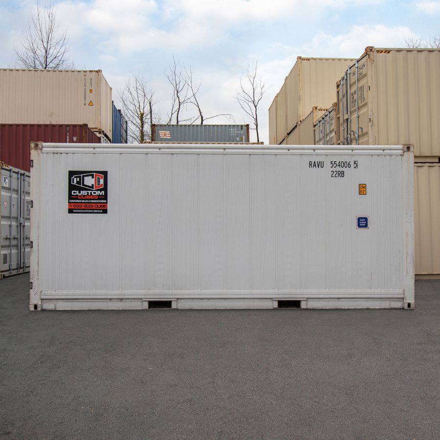20′ New Working Reefer Shipping Container - Custom Cubes