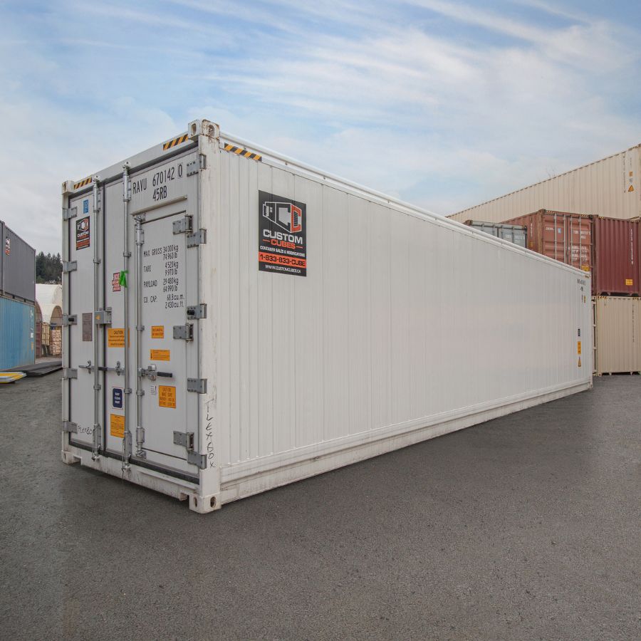 40’HC New Working Reefer Shipping Container - Custom Cubes